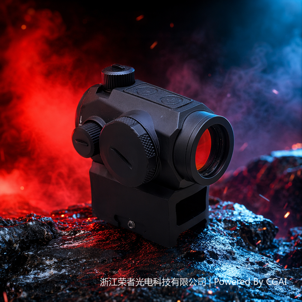 Free Tiger Black Red Dot Sight, waterproof and anti-fog, tactical rail, all-metal material, holographic red dot outdoor shooting accessory 5602 Specification image