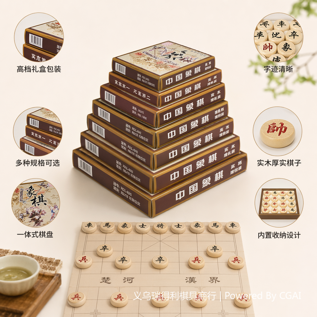 国际象棋围棋双用PU棋子套装 象棋围棋通用