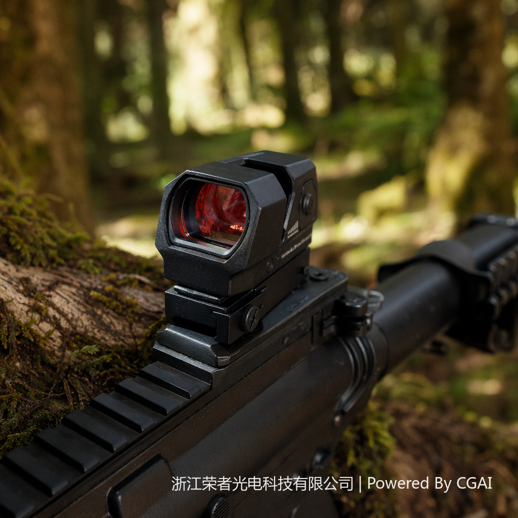 Free Tiger Black Red Dot Sight, waterproof and anti-fog, tactical rail, all-metal material, holographic Red dot outdoor shooting accessory 5540 details Picture