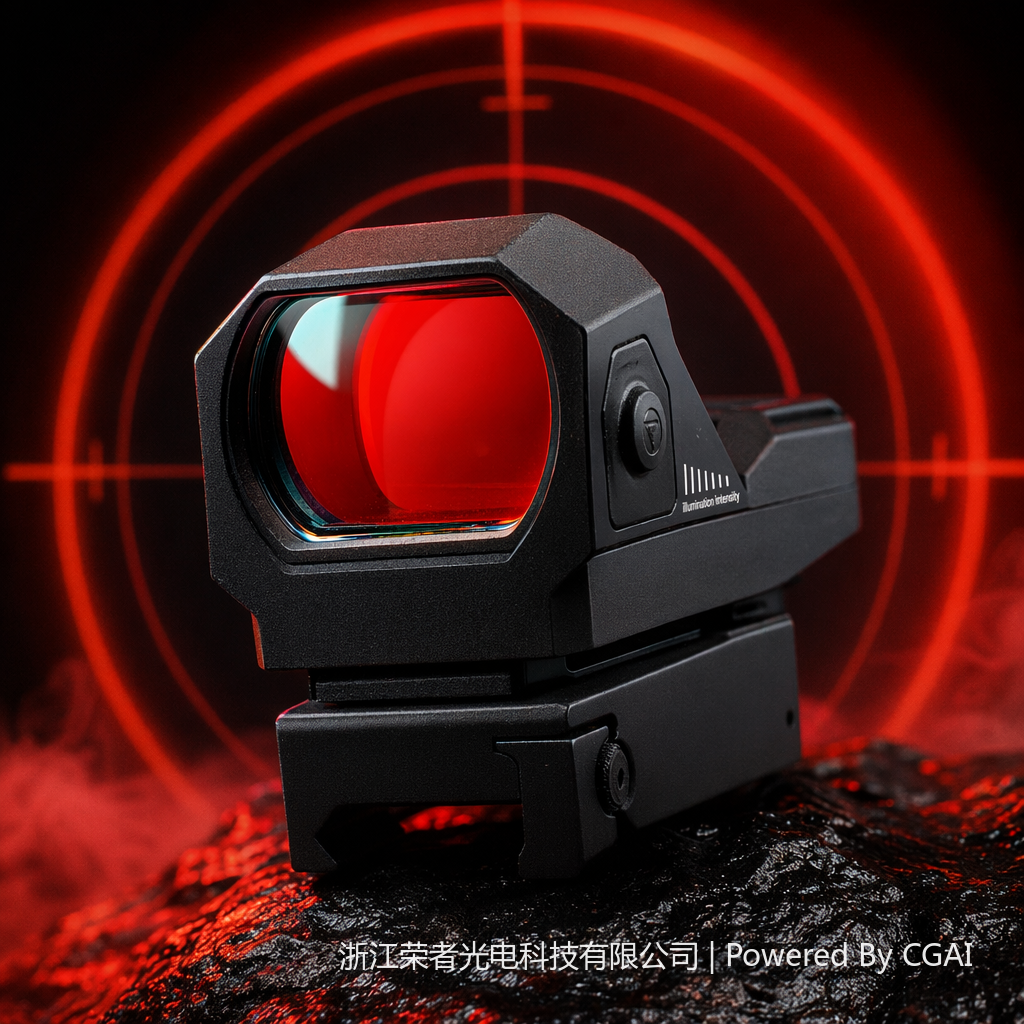 Free Tiger Black Red Dot Sight, waterproof and anti-fog, tactical rail, all-metal material, holographic Red dot outdoor shooting accessory 5540
