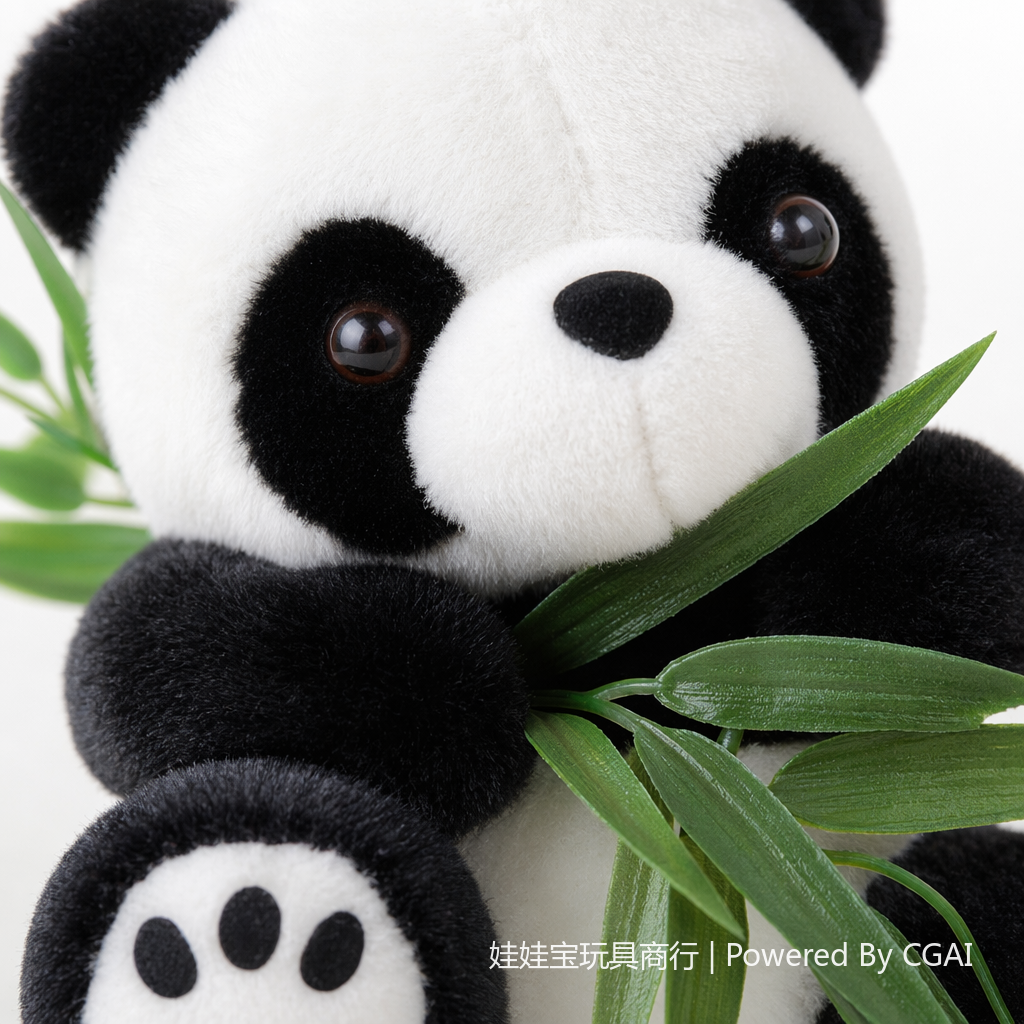 20 cm national trend sitting cute panda figurine, national treasure giant panda simulation panda plush toy wholesale Application Scenario