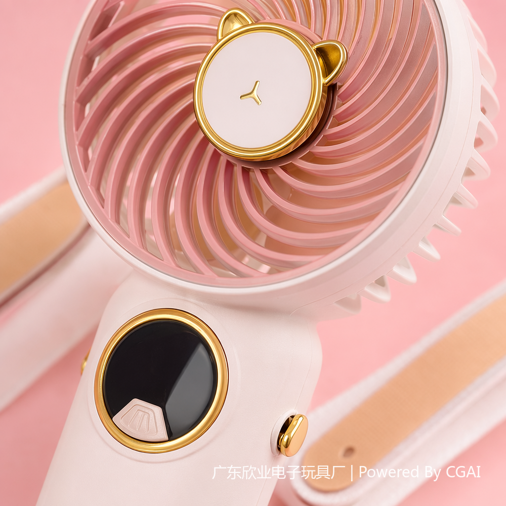 The simple macaron-colored handheld fan is a summer cooling wonder Application Scenario