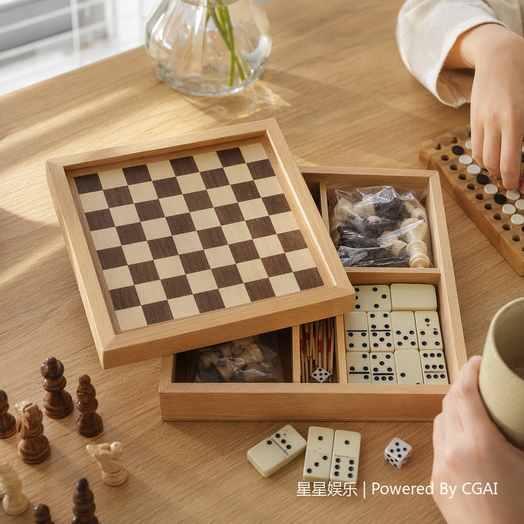 跳棋多合一/国际跳棋/桌游/卡游/转盘游戏带产品图