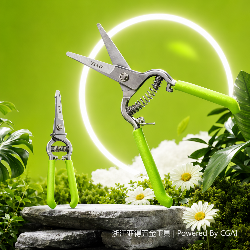 27615 (8-inch branch shears with plastic handle and pointed tip) details Picture