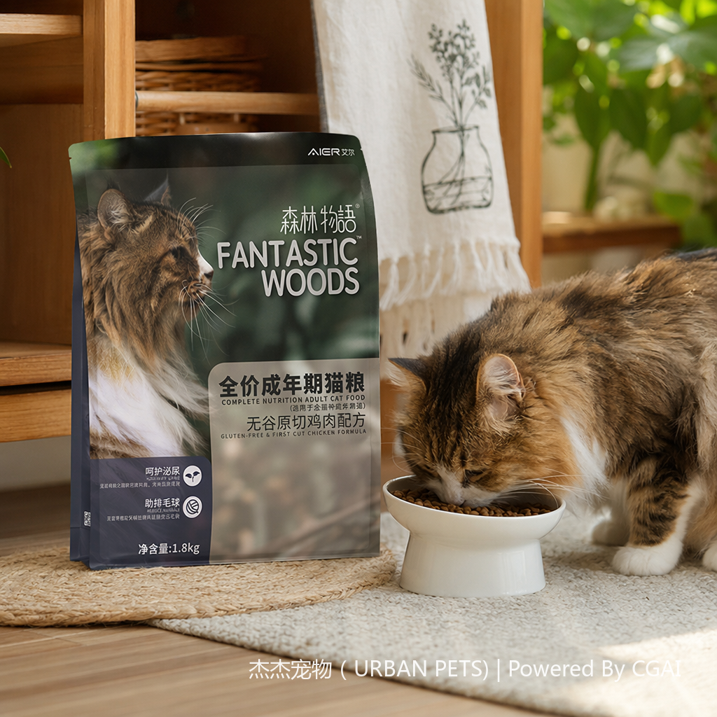 Air Complete Adult Cat Food, grain-free original cut chicken formula, suitable for adult cats to care for urinary tract and help eliminate hairballs, 1.8kg/6kg details Picture