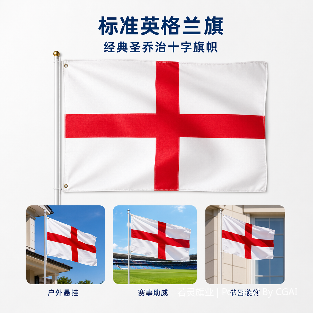 旗帜美加墨手摇旗杆国旗旗帜引擎盖套