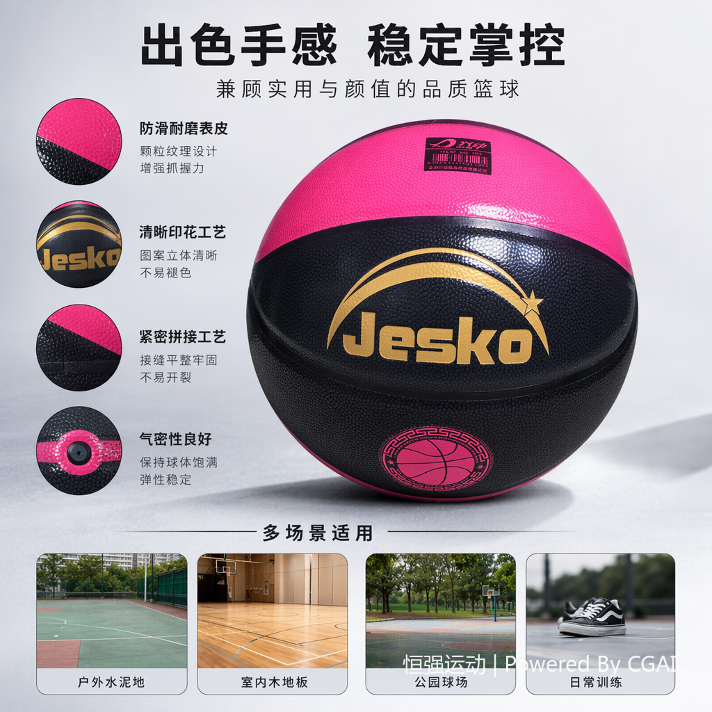 PVC静音篮球运球专用防滑耐磨训练