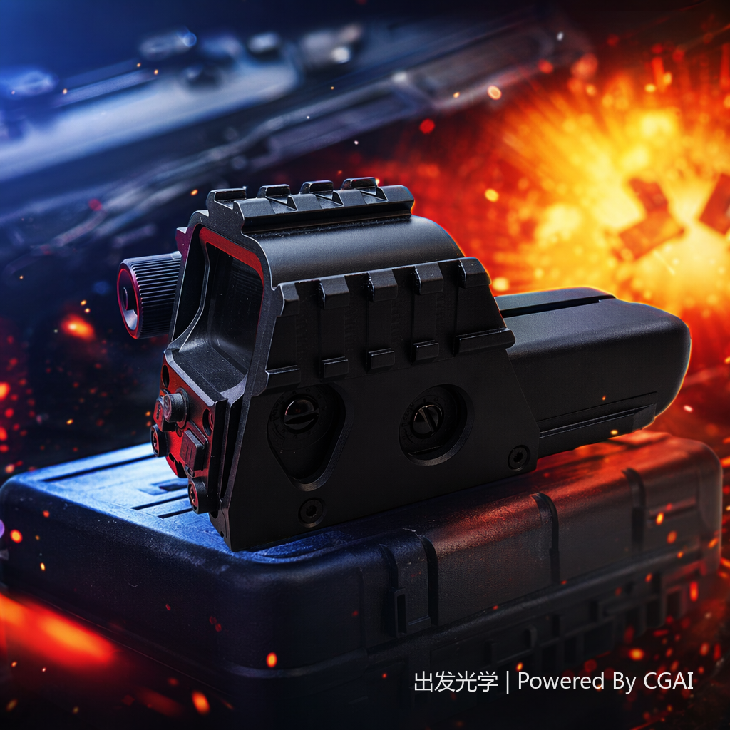 Metal optical red dot aiming tactical sight for slingshot details Picture