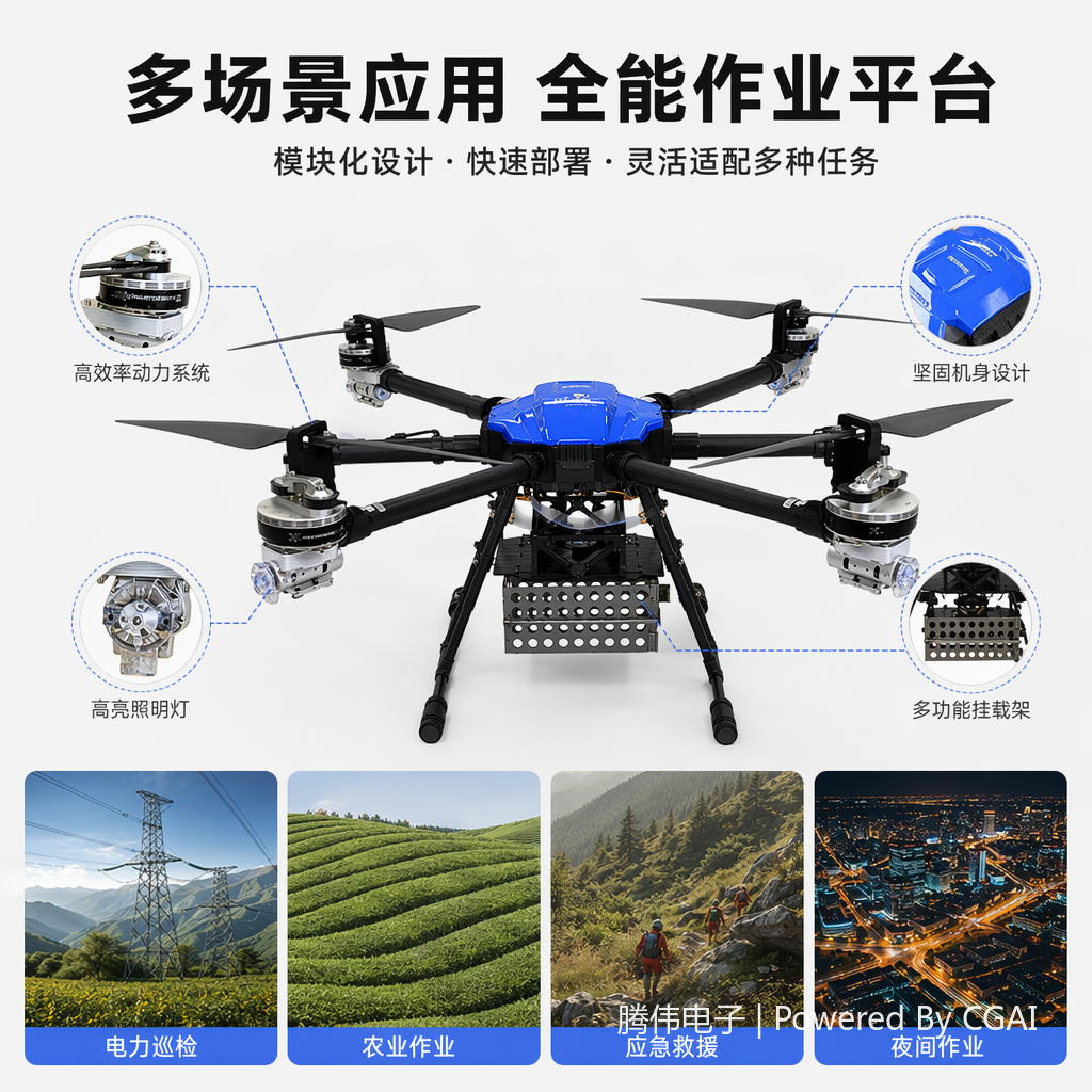 其他无人机 多功能航拍遥控飞行器 便携折叠设计