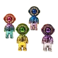 A cartoon-colored astronaut shaped desktop handheld small fan Item Picture