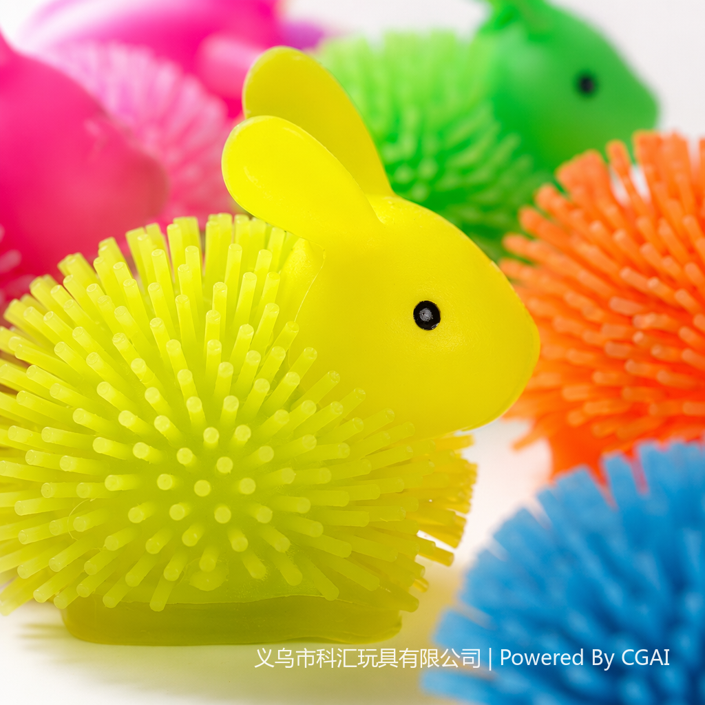 The best-selling TPR squeeze shining little rabbit toy is a creative and educational children's hands-on and brain-stimulating fun toy Item Picture