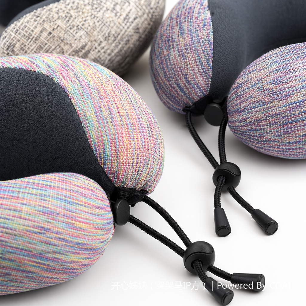 Color del segmento doble pico rayas de color cuello cintura cojín de masaje almohada asiento geriátrico respaldo de coche peine Application Scenario