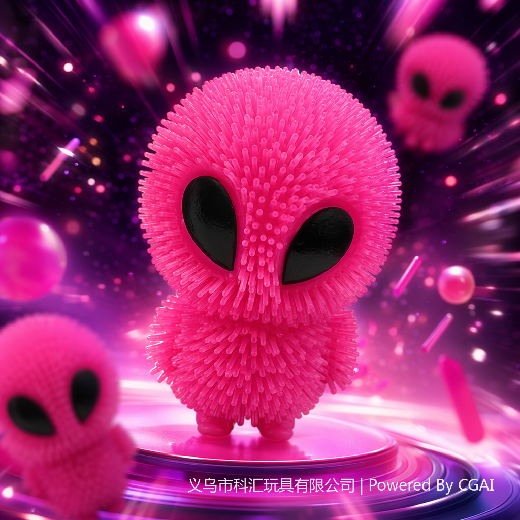 The best-selling TPR pink glitch alien flash doll is a cute and popular TPR toy with a punk style Specification image