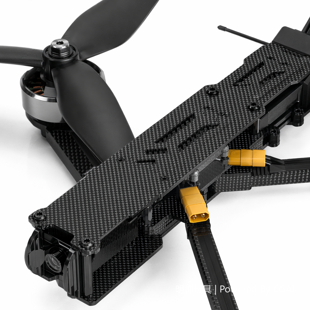 Black carbon fiber drone, with a four-axis design and high-definition camera and antenna, is a professional aerial photography tool with a strong sense of technology! Application Scenario