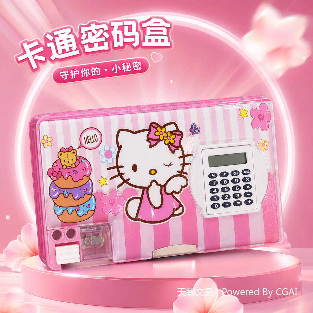 笔袋/文具/透明笔袋/笔袋学生卡通/铅笔袋细节图