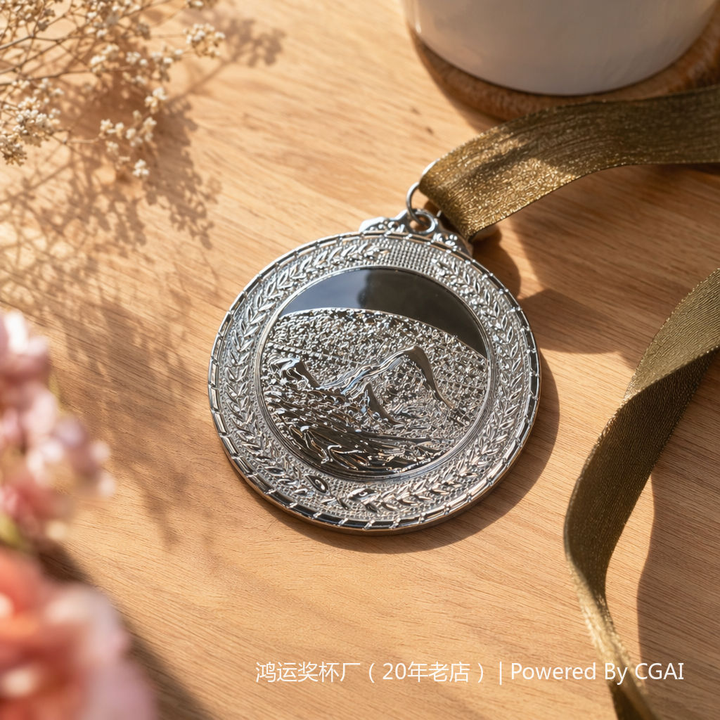 奖牌/金箔奖牌塑料/奖杯塑料底座/桌面铭牌/金箔纸产品图