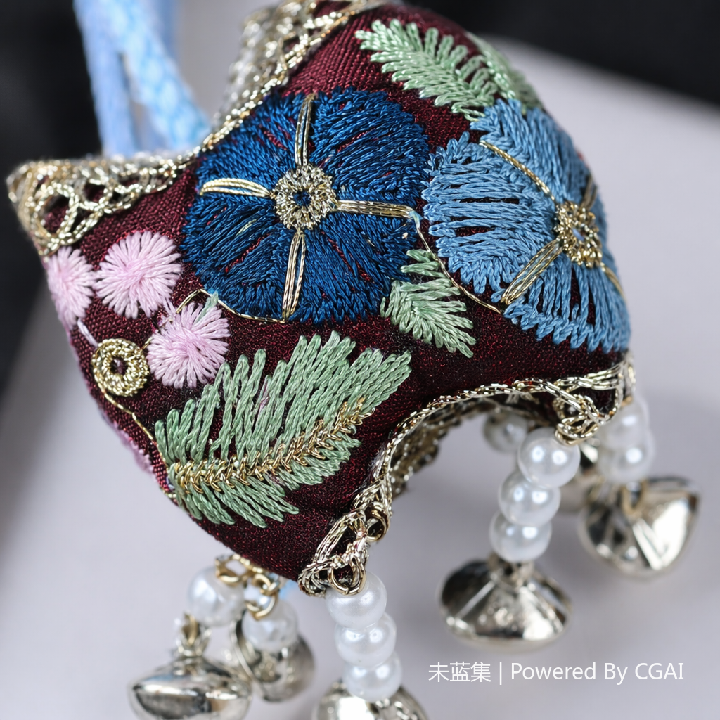 Double hanging palace bell pearl empty support pendant, skull head twelve Chinese zodiac crystal pendant Application Scenario