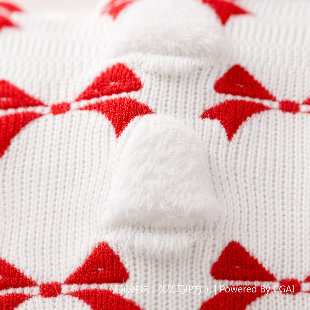 White and red bow bell plush tufted Tibetan-style throw pillow cushion custom sofa cushion Application Scenario