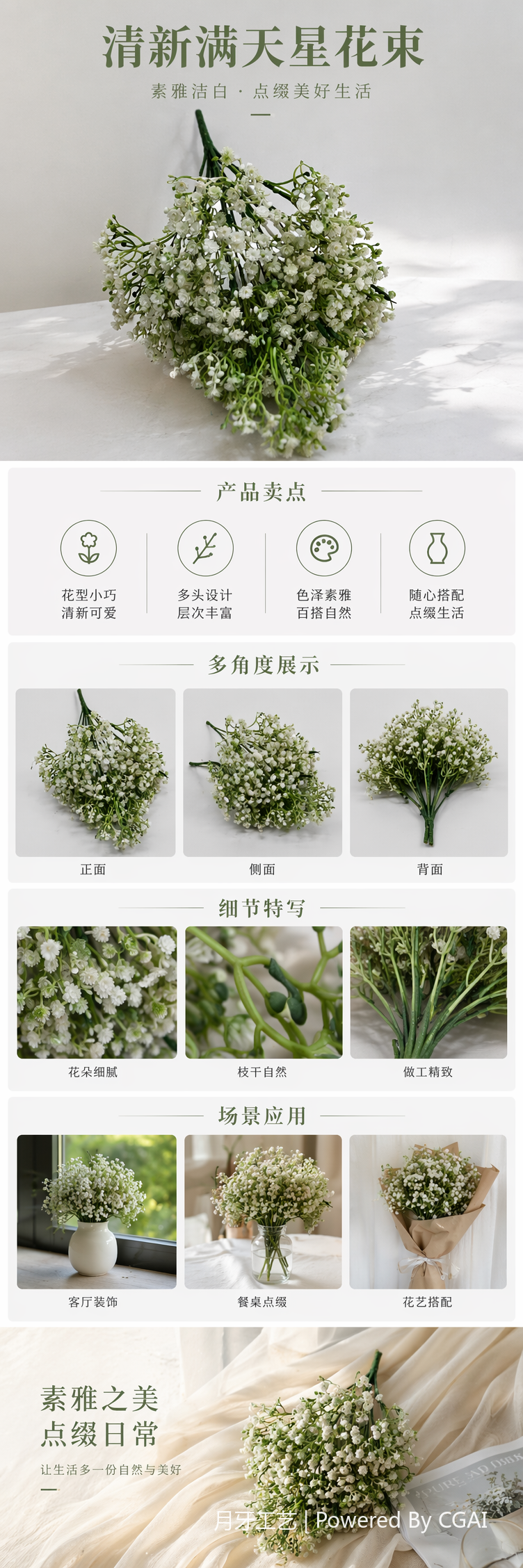 羊毛毡手工仿真猫摆件 办公室桌面门廊装饰立体树脂小鸭子 pic 1
