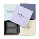Velvet jewelry packaging gift box, necklace, bracelet, ring and accessory box Item Picture