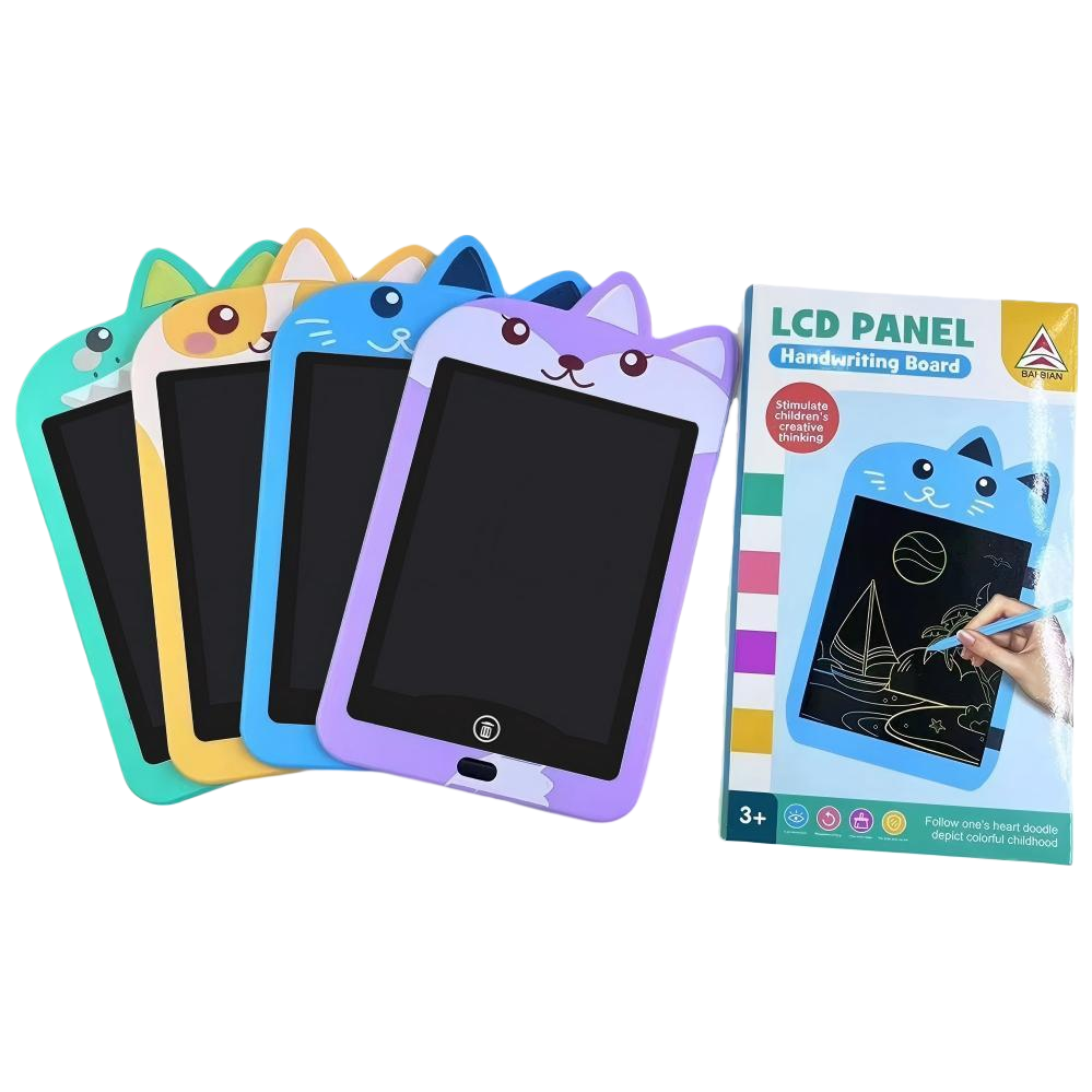 BB9008C factory direct supply cartoon LCD handwriting board, color LED writing board, children's electronic drawing board