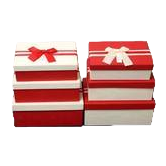 Three-piece set box, jewelry packaging, gift box, necklace, bracelet, ring and accessory special box Item Picture