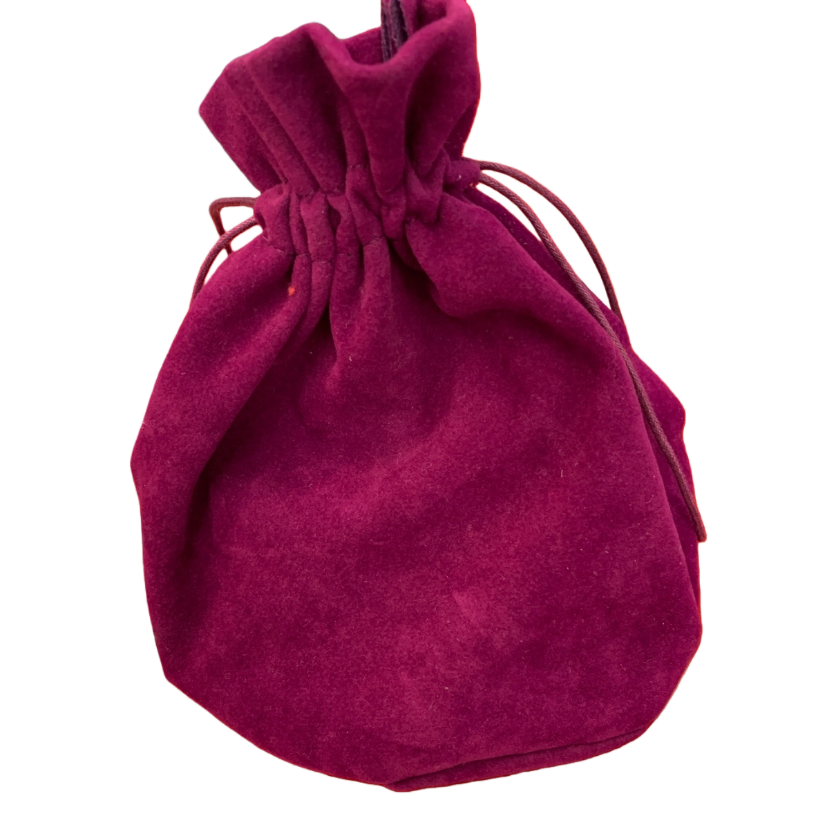 A small bag of purple velvet drawstring snap eyewear accessories Item Picture