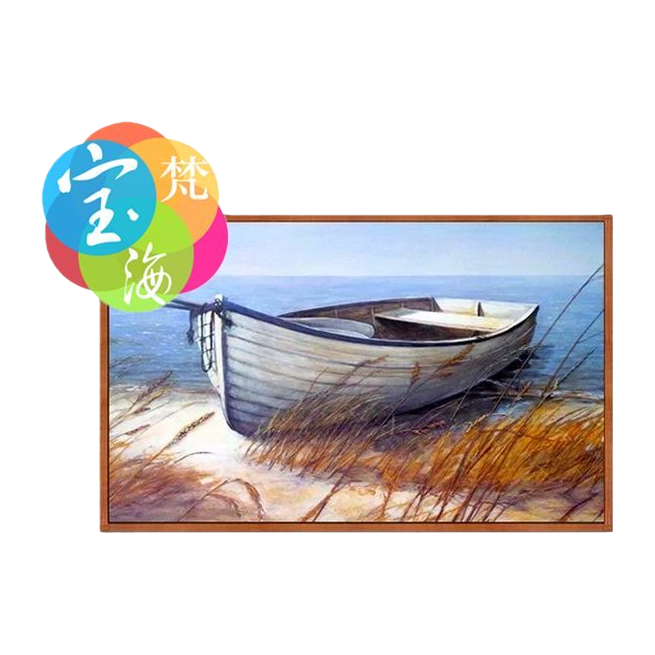 Best-selling DIY diamond painting for foreign trade, cross-border Amazon bestseller 3040, living room decoration painting YSG beach sailboat 143449548 Item Picture