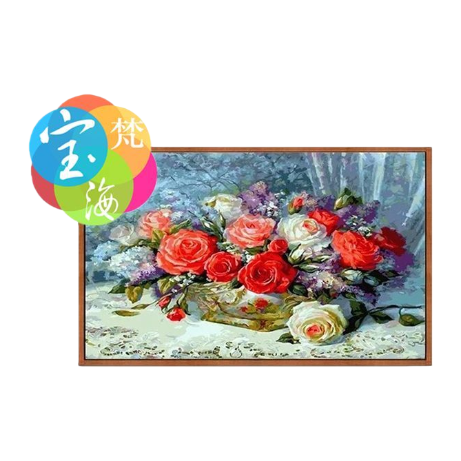 A best-selling DIY diamond painting for foreign trade, a cross-border Amazon bestseller 3040 living room decoration painting YSG rose Item Picture
