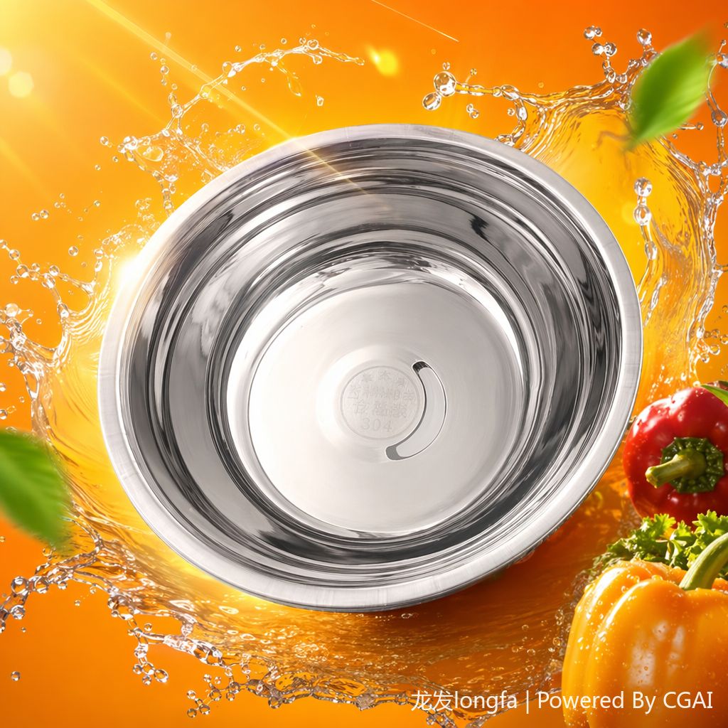 304 stainless steel silver soup basin and bowl, 14CM Specification image