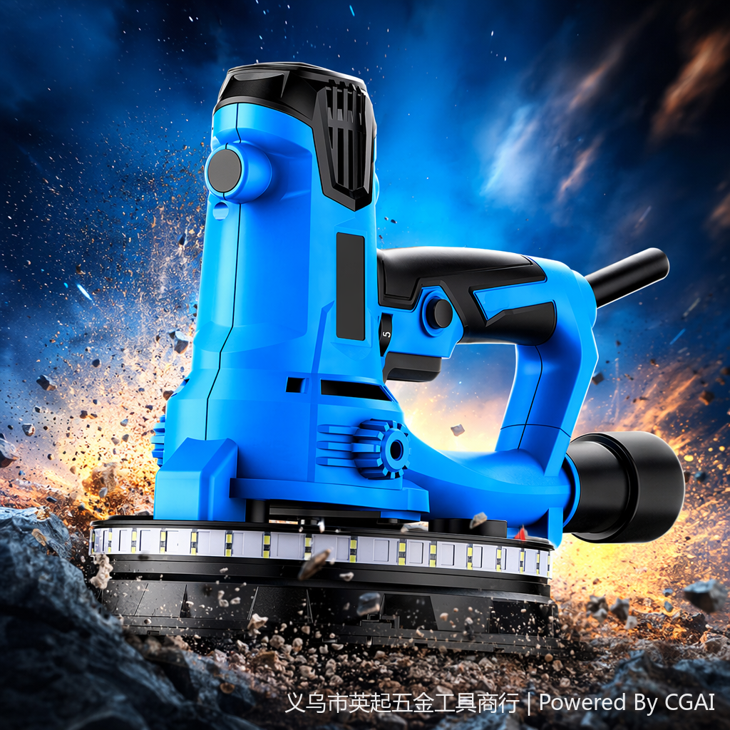 ANDELI handheld wall grinding machine, high-power self-vacuuming light strip type wall putty grinding, polishing and sand wall machine Specification image