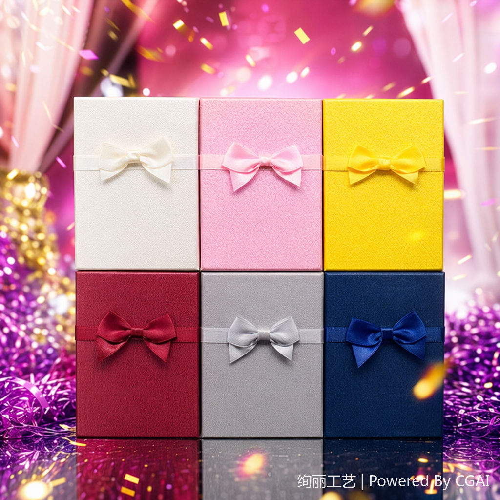 High-end velvet jewelry gift box, special packaging box for necklaces, bracelets and rings Specification image