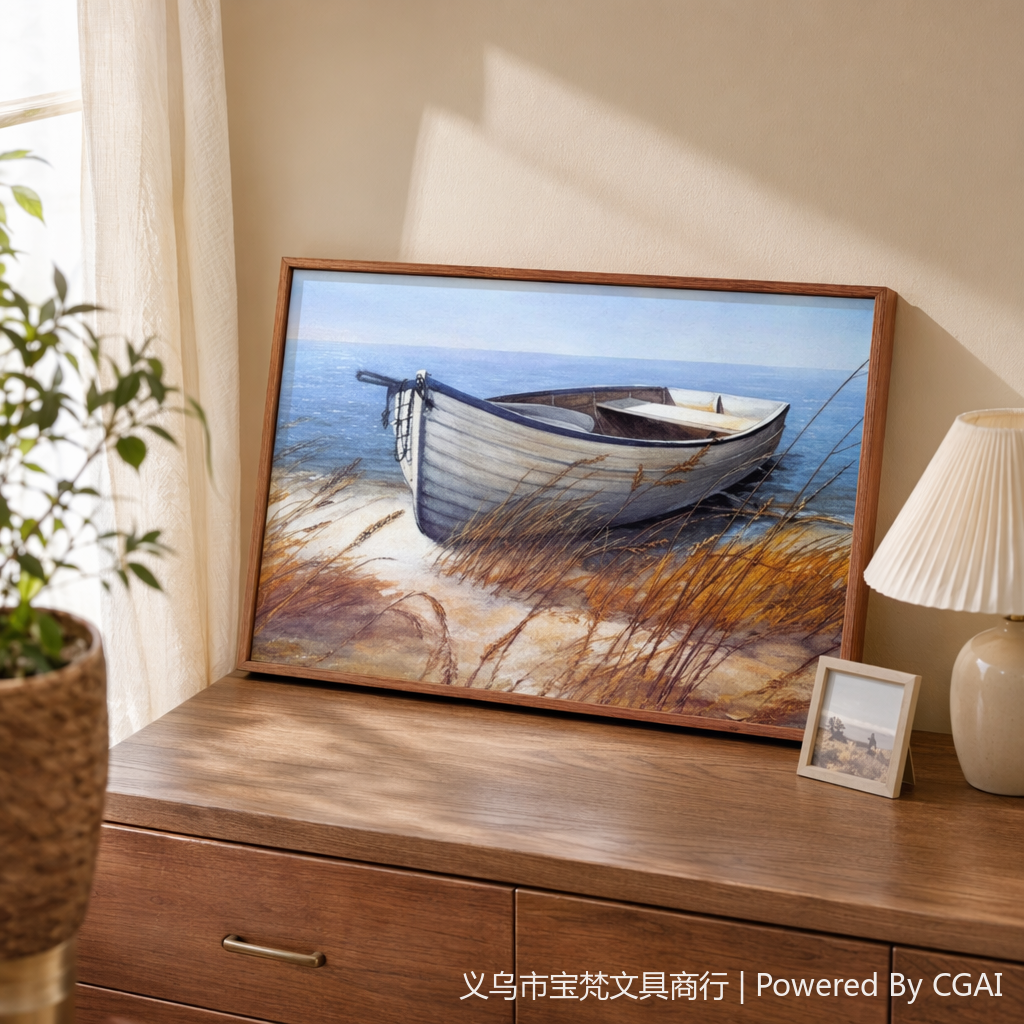 Best-selling DIY diamond painting for foreign trade, cross-border Amazon bestseller 3040, living room decoration painting YSG beach sailboat 143449548 details Picture