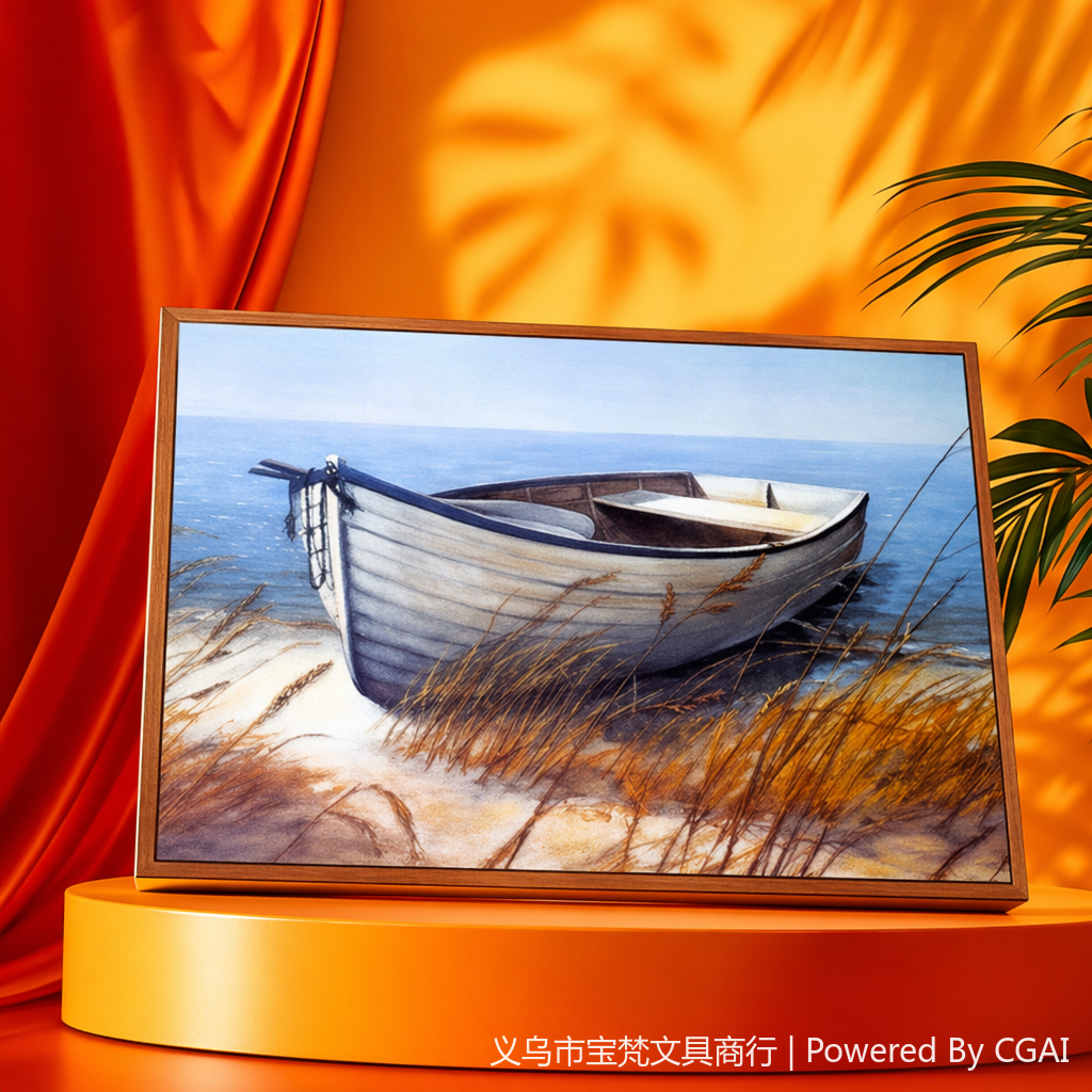 Best-selling DIY diamond painting for foreign trade, cross-border Amazon bestseller 3040, living room decoration painting YSG beach sailboat 143449548 Specification image