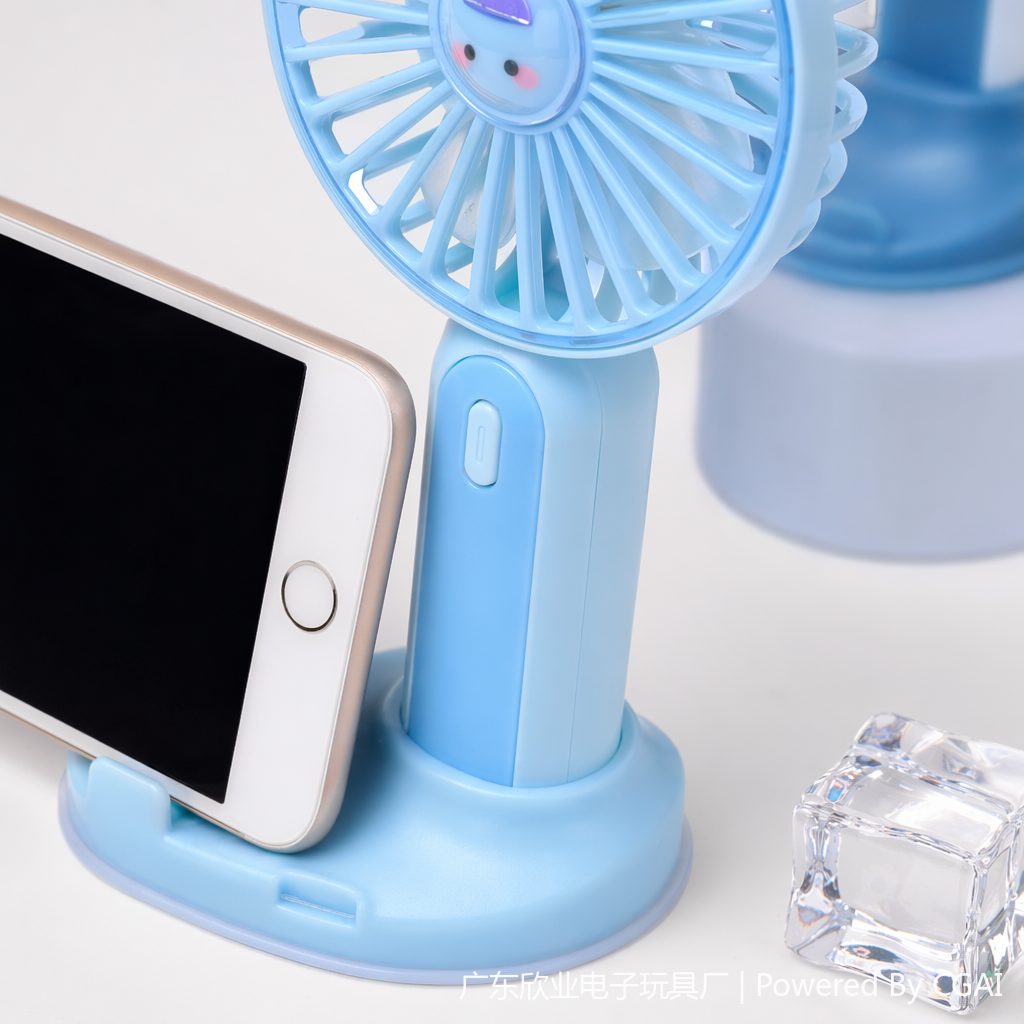 Cartoon mini handheld fan, a summer cooling wonder Application Scenario