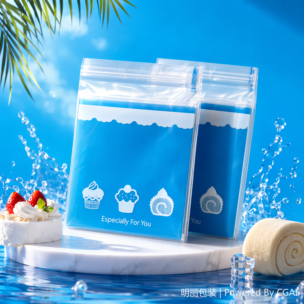 Blue aluminum foil suction nozzle self-standing bag, fabric softener and laundry liquid special plastic self-sealing packaging bag Specification image
