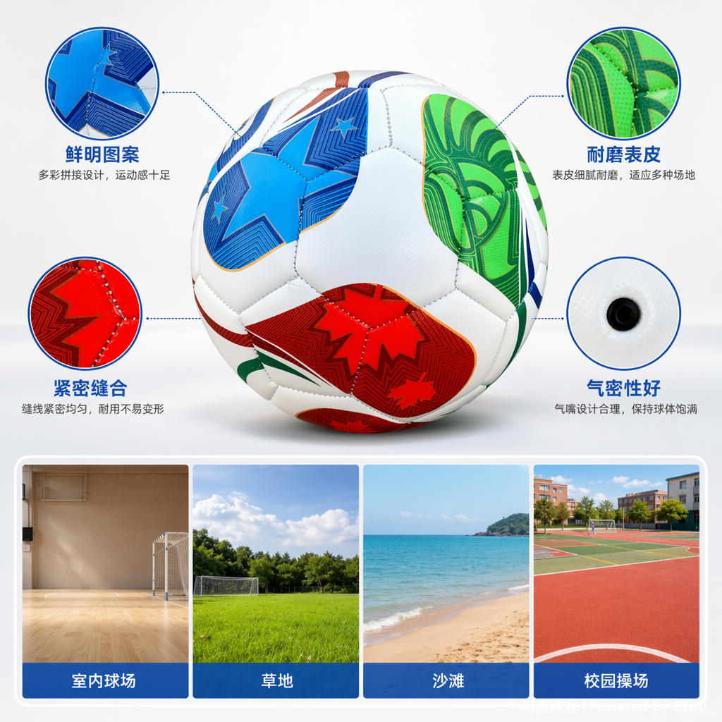 Ford Color PU leather rubber football World Cup Edition