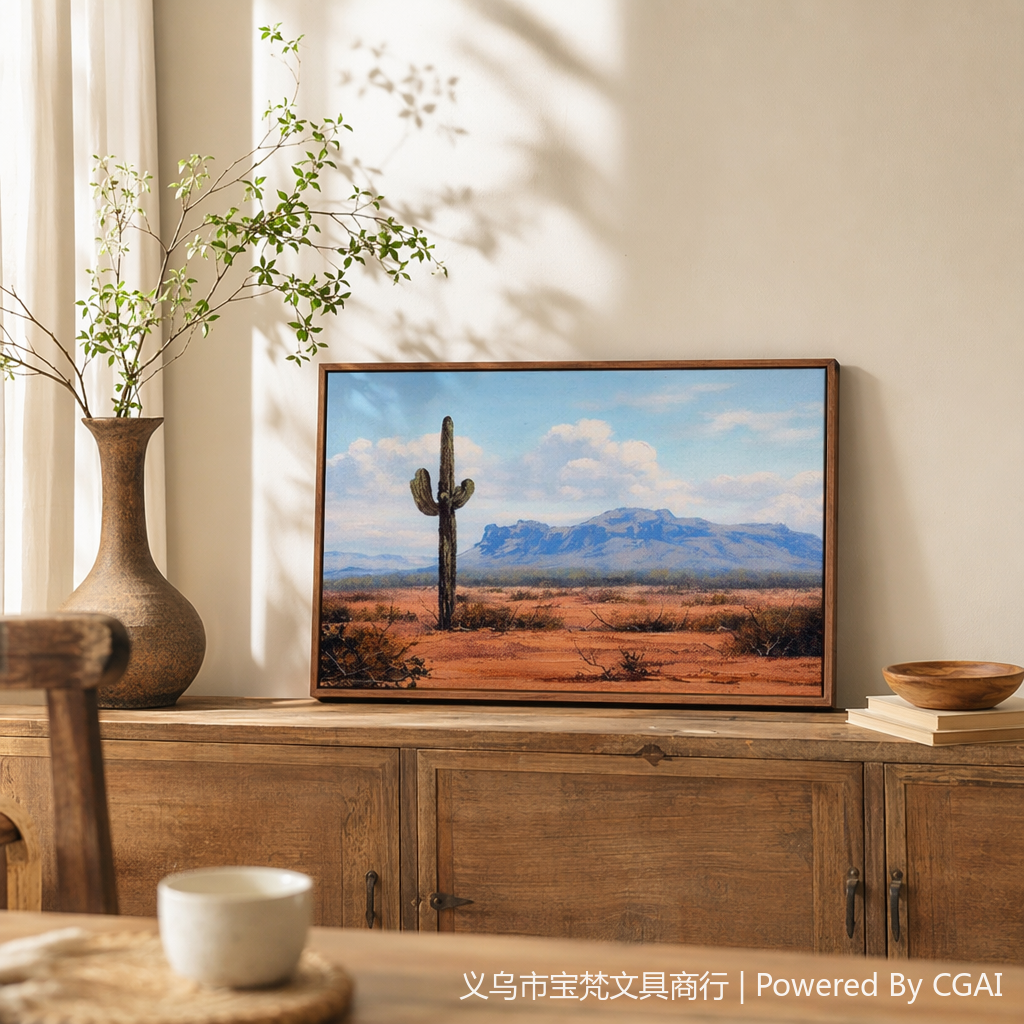Best-selling DIY diamond painting for foreign trade, cross-border Amazon bestseller 3040, living room decoration painting YSG desert cactus 143934111 details Picture