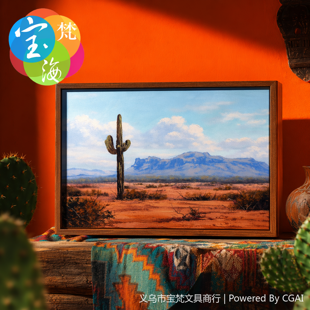Best-selling DIY diamond painting for foreign trade, cross-border Amazon bestseller 3040, living room decoration painting YSG desert cactus 143934111 Specification image