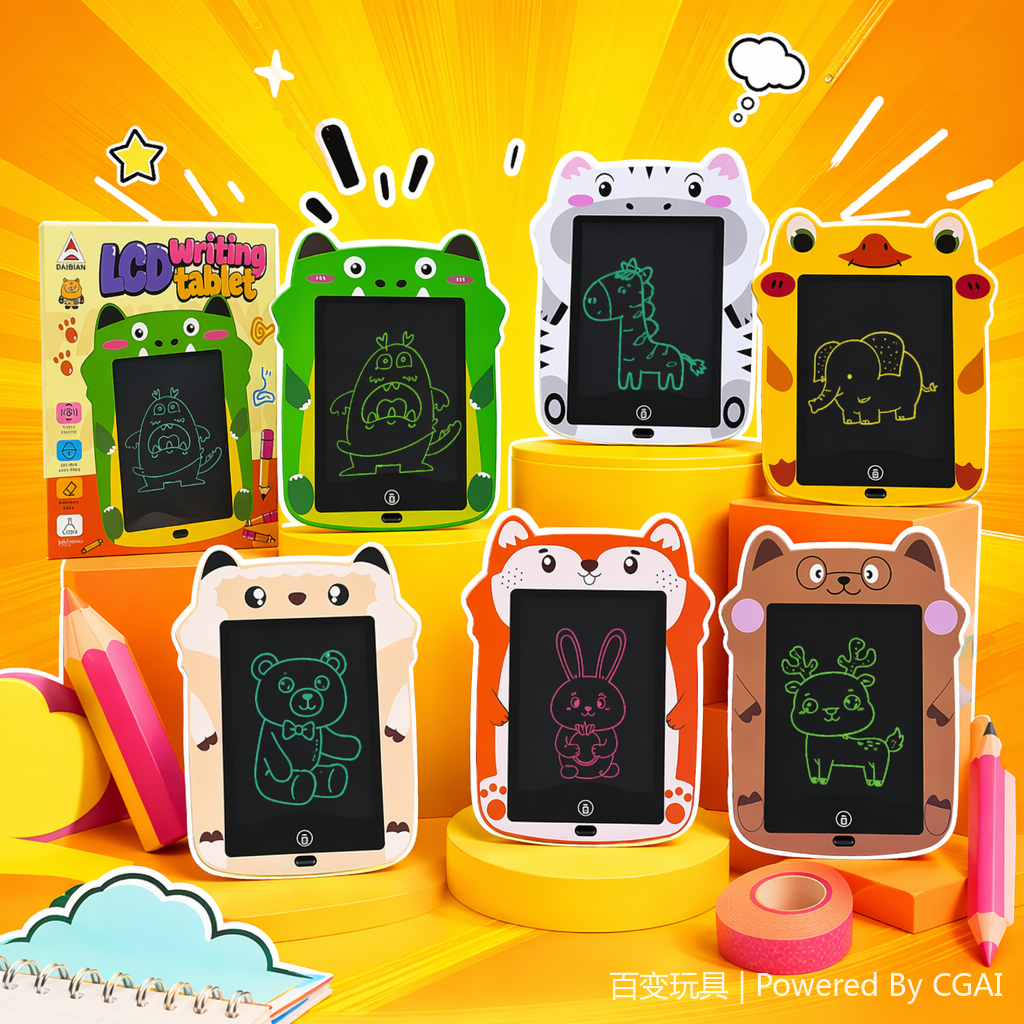 BB9025C factory direct supply color LED LCD handwriting board, creative children's electronic doodle board Specification image