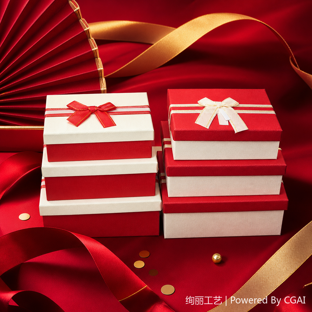 Three-piece set box, jewelry packaging, gift box, necklace, bracelet, ring and accessory special box Specification image
