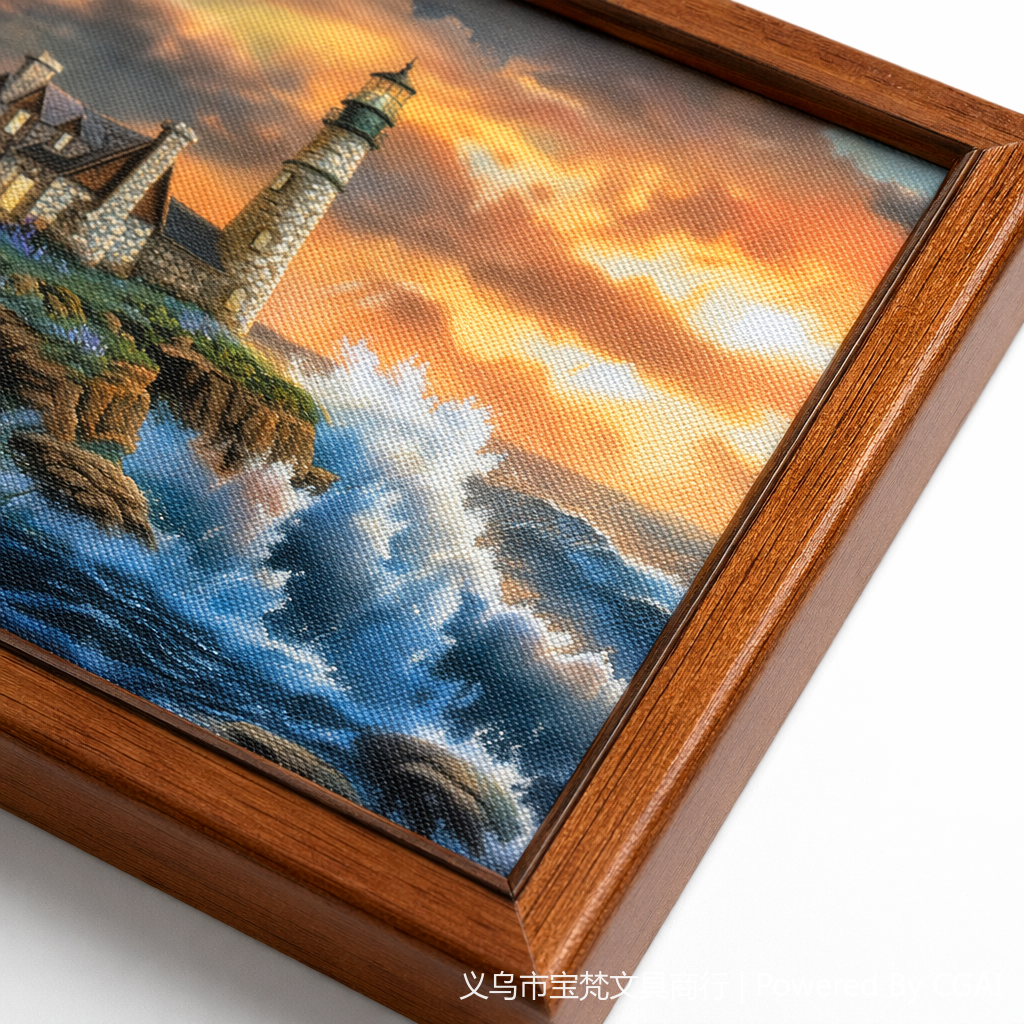 Best-selling DIY diamond paintings for foreign trade, cross-border Amazon bestseller 3040, living room decoration painting YSG, lighthouse by the sea 145405051 Application Scenario
