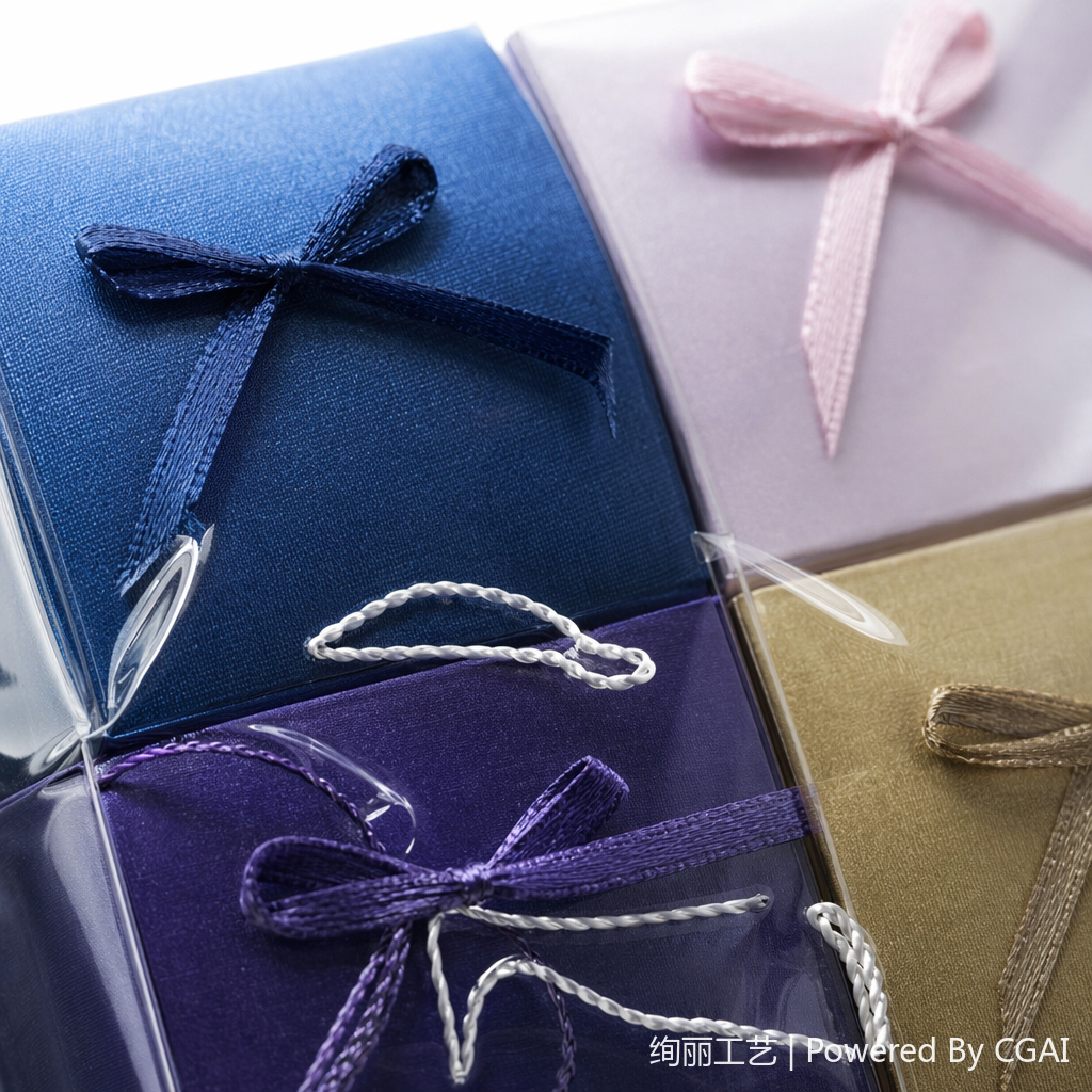 Jewelry gift box, necklace, bracelet and ring universal accessory packaging box Application Scenario