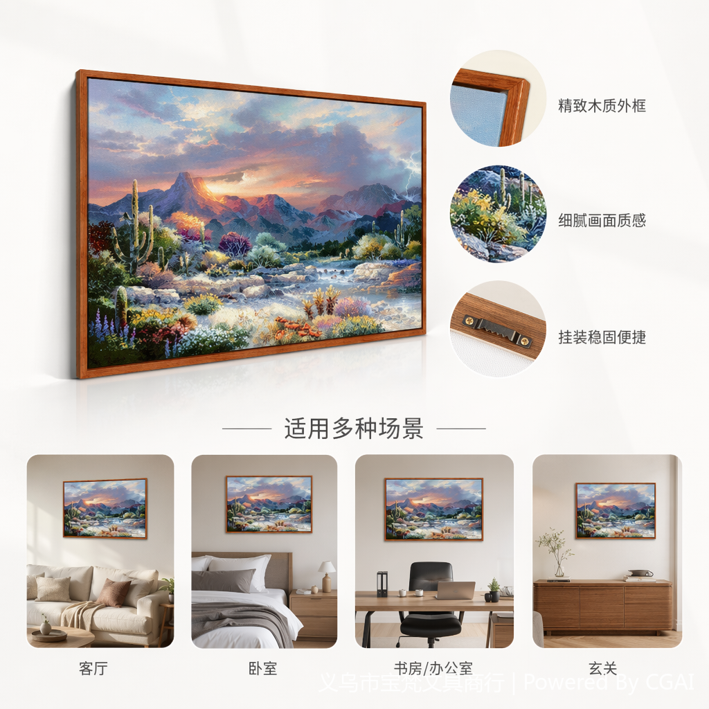 Best-selling DIY diamond paintings for foreign trade, cross-border Amazon bestseller 3040, living room decoration painting YSG landscape 144336161