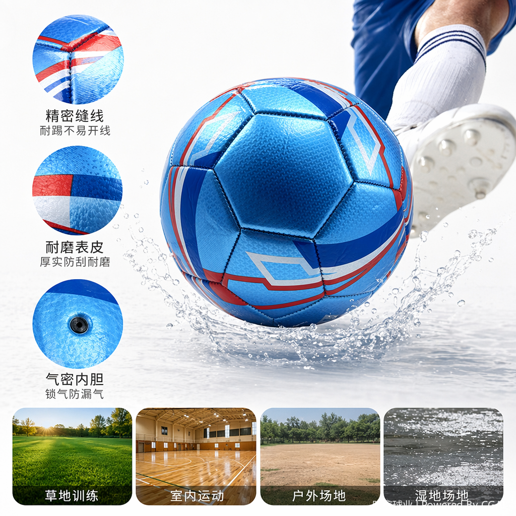 Wholesale of Standard No. 5 football machine-sewn wear-resistant and explosion-proof special balls for teenagers, primary and secondary school students' competition and training