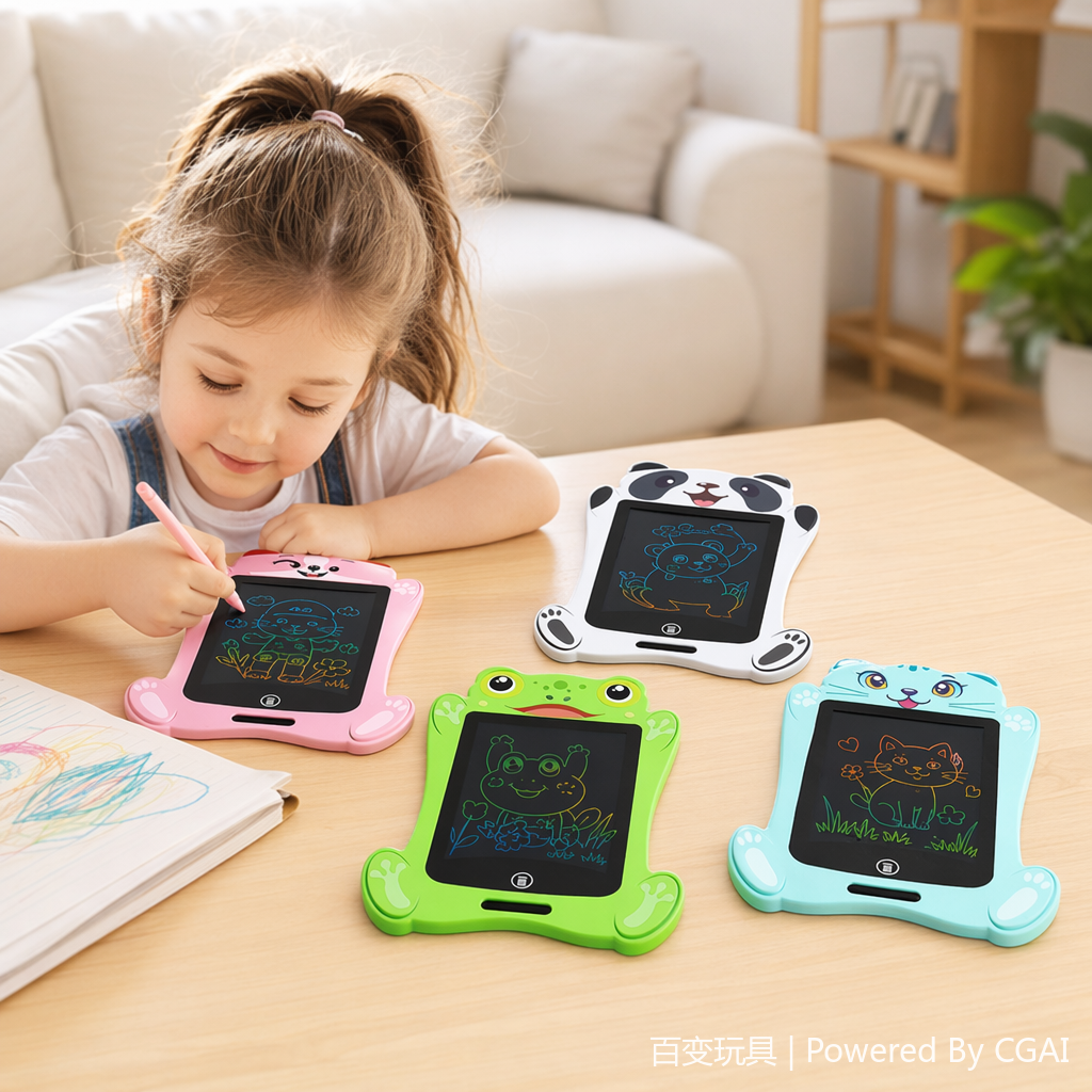 BB6518C factory direct supply LED color cartoon LCD drawing board children's creative graffiti toy details Picture