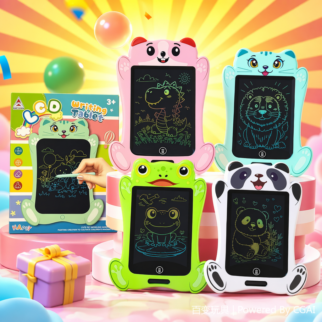 BB6518C factory direct supply LED color cartoon LCD drawing board children's creative graffiti toy Specification image