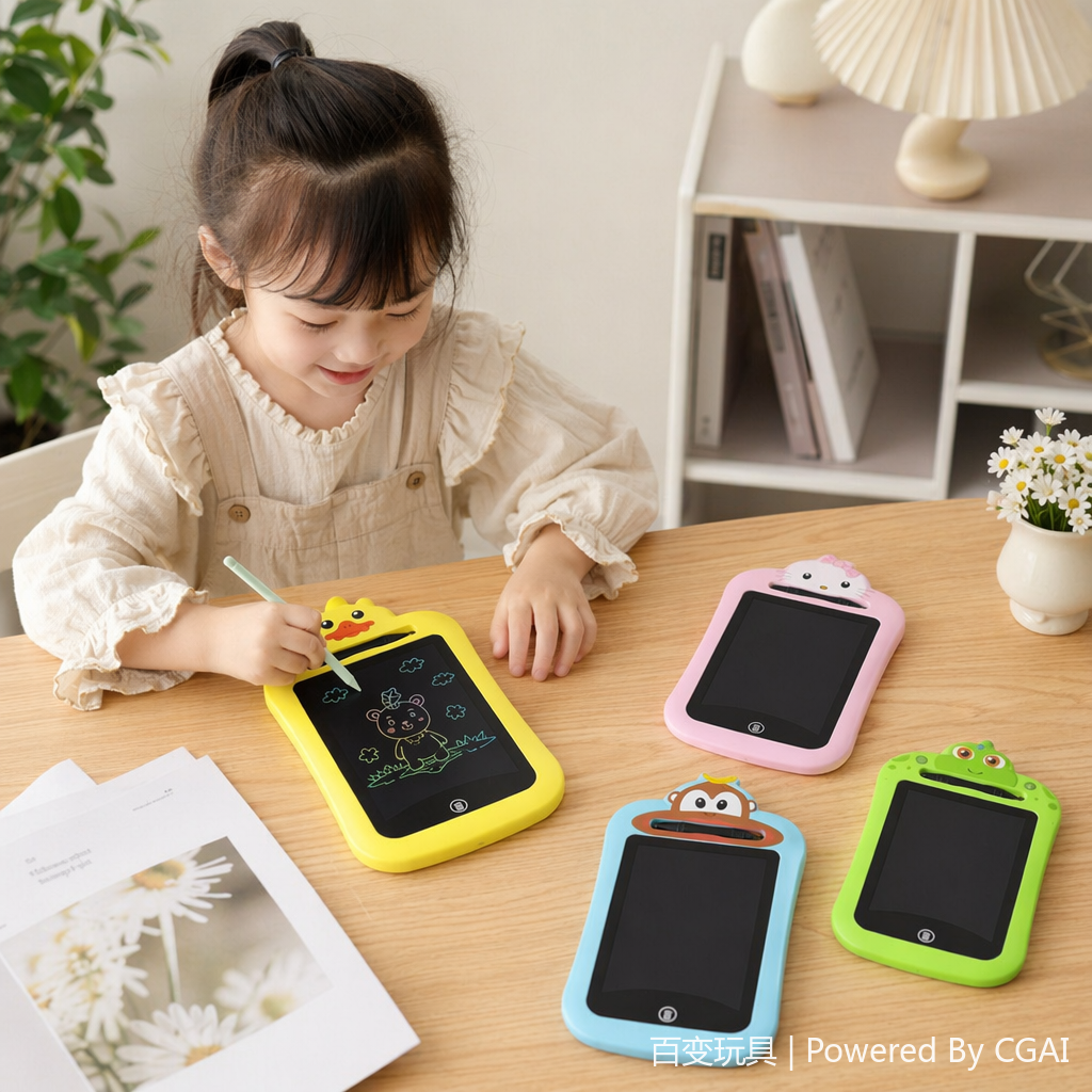 BB6516C factory direct supply LED color cartoon LCD drawing board children's creative graffiti toy details Picture
