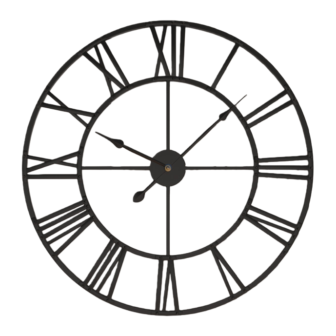 Acrylic craft wall clock, wall clock, wall-mounted clock, 30cm silent wall clock Item Picture