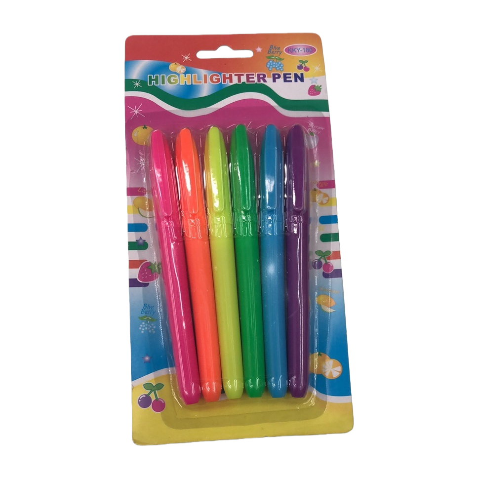 8 highlighters, 8-color watercolor ink, triangular pen barrel, popular stationery for painting, specially designed for students Item Picture